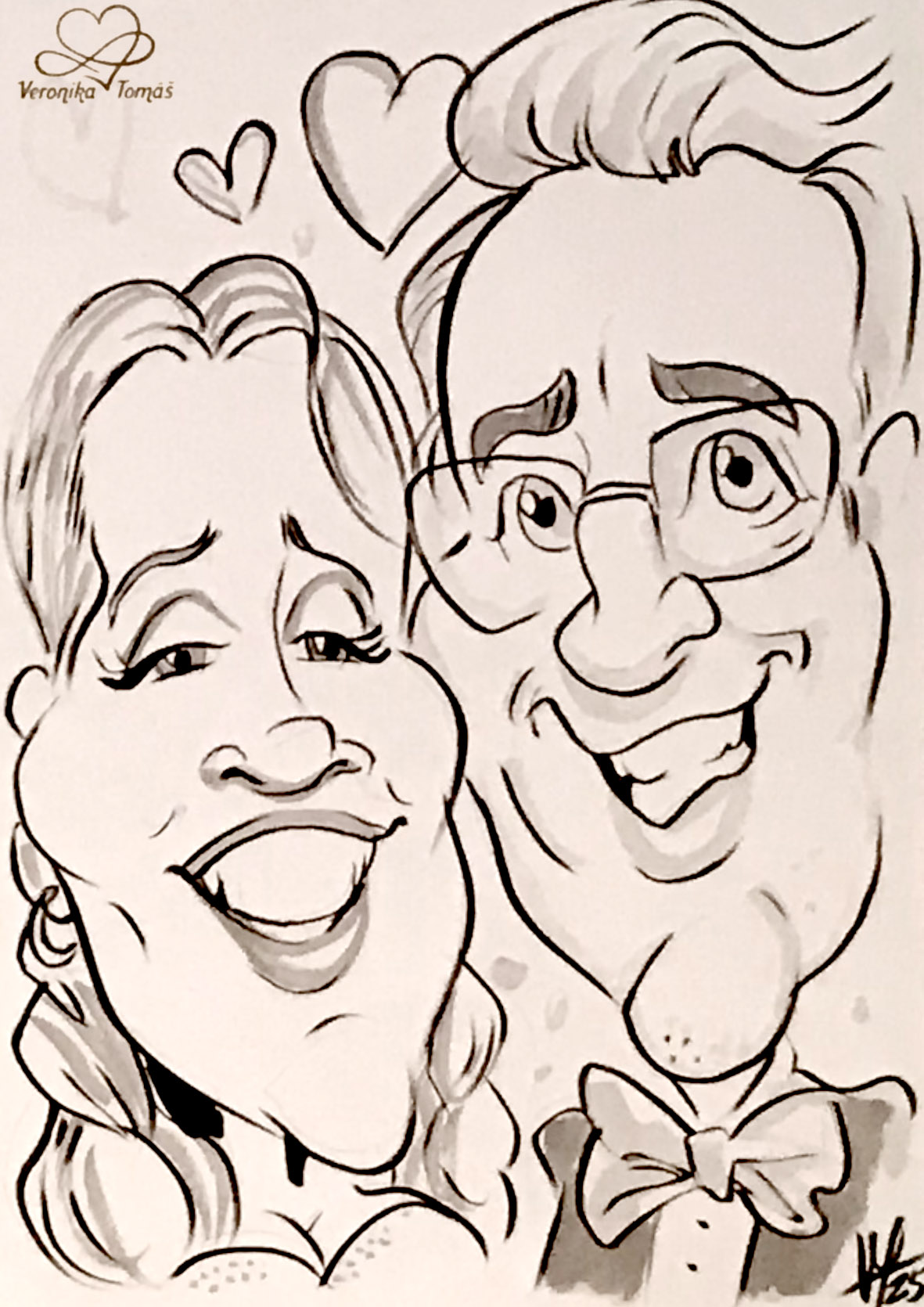 karikatura na svatbu