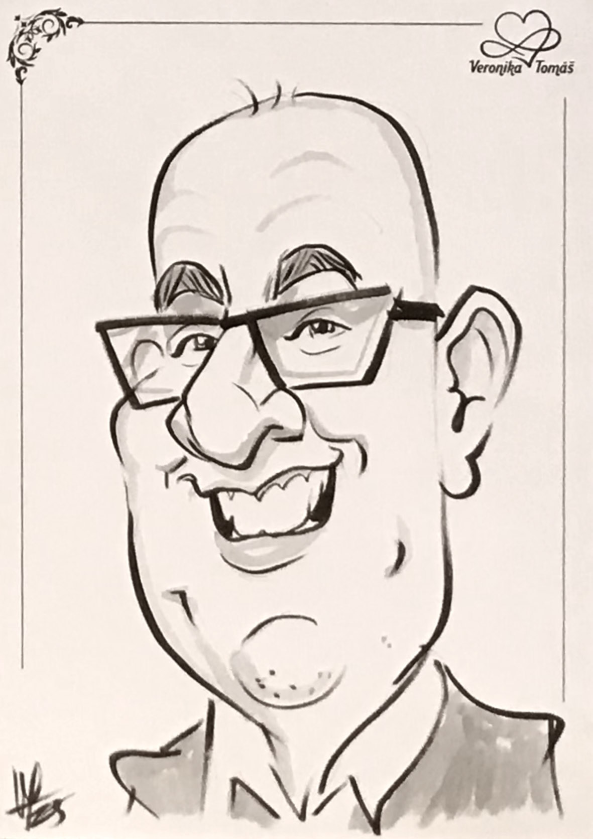 karikatura na svatbu