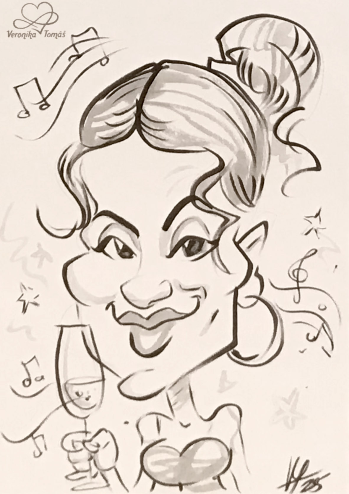 karikatura na svatbu